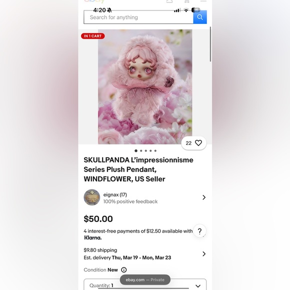 NEW Popmart Skull Panda L'impressionnisme Blind Box - Picture 2 of 12